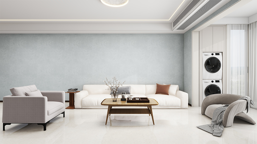 美轮美奂艺术涂料案例分享--湖北武汉-环保局宿舍原木风三室一厅